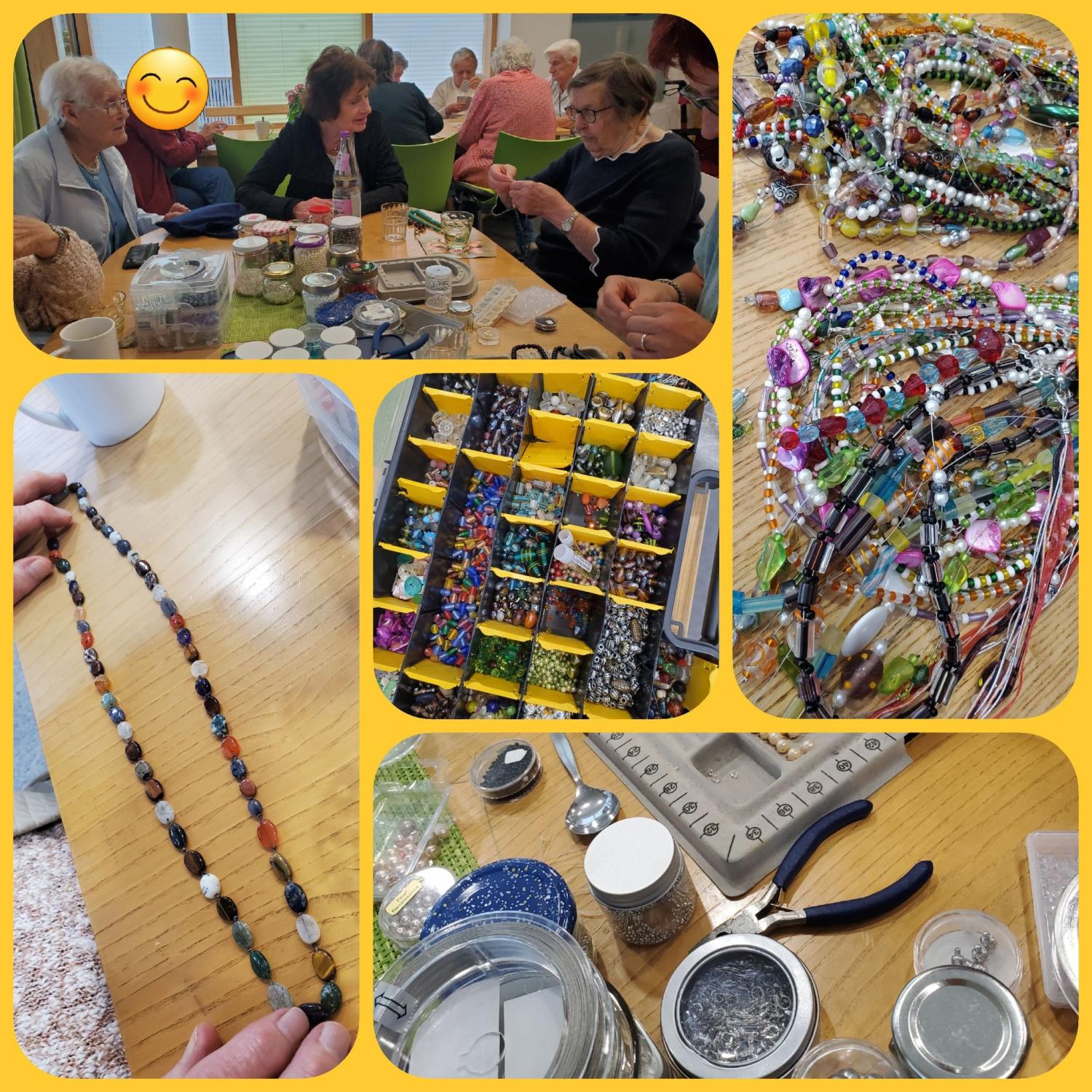 Ist möglicherweise ein Bild von 5 Personen, Schmuck und Text